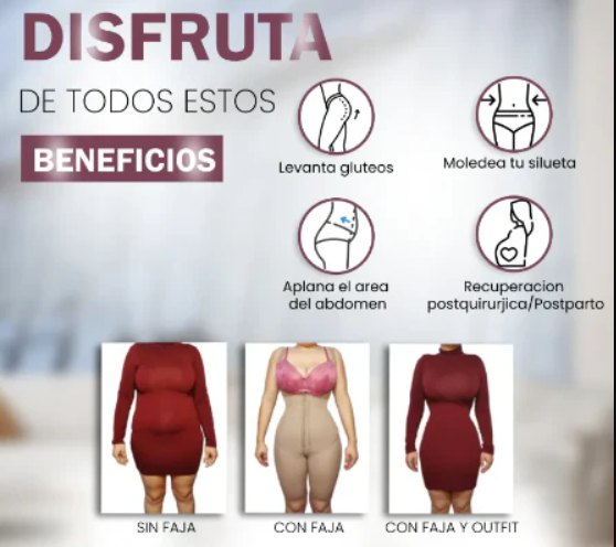 Faja Completa Moldeadora, Tu Figura Con Comodidad Y Seguridad + ¡ENVÍO GRATIS CYBER DAY! 👯‍♀️🎁