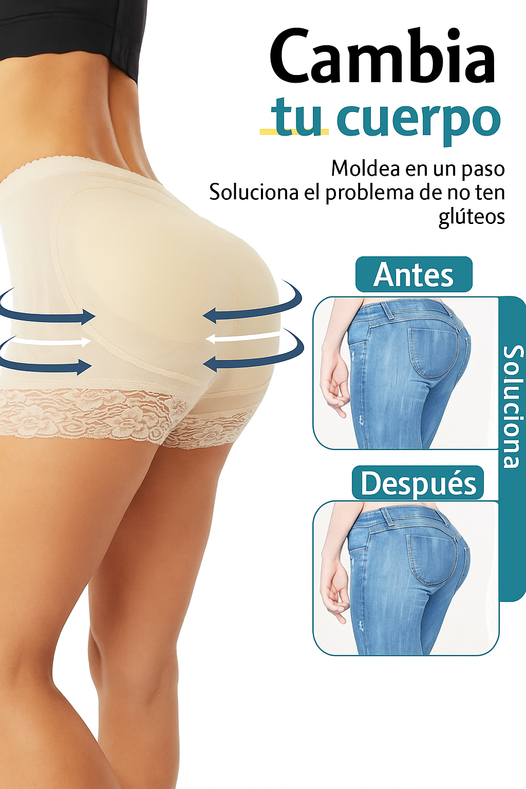Faja WOW!! Levanta Culote Boby - HipLift
