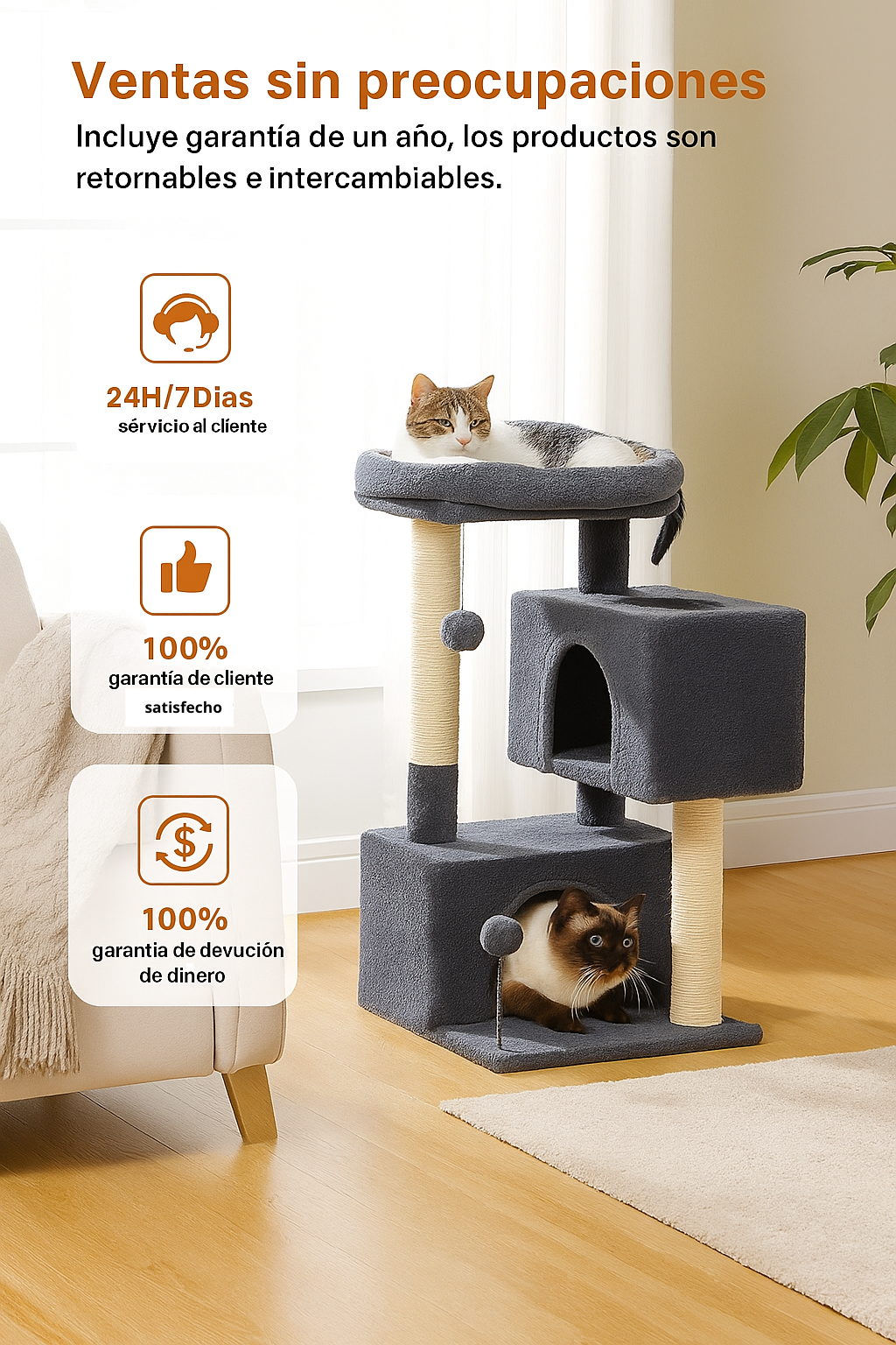 🐾 Árbol para Gatos